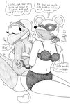 anthro bdsm bound bow_bra bow_panties bow_underwear bra breasts cleavage clothed clothing cuff_(restraint) duo english_text female frilly frilly_bra frilly_clothing frilly_panties frilly_underwear gag handcuffs hi_res koopa koopie_koo limpurtikles mammal mario_bros mask metal_cuffs monochrome mouse ms._mowz murid murine navel nintendo panties paper_mario restraints rodent scalie text underwear underwear_only