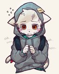 Rating: s
ID: 3755844
Date: 2022-12-17 09:55:57 -0500
Status: active
Score: 24
anthro blush blush_lines clothed clothing domestic_cat english_text felid feline felis hoodie kemono male mammal poka_(popokachip) popokachip solo tail text topwear whiskers young young_anthro post #3755844