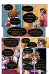 2:3 bastriw brown_eyes canid canine canis clothing comic dani_(bastriw) dialogue domestic_dog female fernando_(bastriw) flashback hi_res male mammal text yellow_eyes young