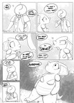 5_fingers ?_face anon claws clothed clothing comic detailed_background dialogue duo ellipsis english_text exclamation_point female fingers generation_1_pokemon greyscale hi_res horn human humanoid_hands jacket male mammal monochrome nidoqueen nintendo open_mouth outside plant pokemon pokemon_(species) queenie_(shoutingisfun) shoutingisfun sound_effects standing text topwear tree