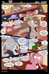 3_toes 4_fingers acme anthro babs_bunny bear bovid breasts buster_bunny caprine clothed clothing comic dam_(artist) dialogue english_text ernestine_(dam) feet female fifi_la_fume fingers goat group hi_res inside_train lagomorph leporid male mammal mephitid mouse murid murine plantigrade rabbit rodent skunk speech_bubble text tiny_toon_adventures toes toony train vehicle warner_brothers