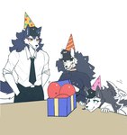 Rating: s
ID: 5577201
Date: 2025-05-16 18:25:13 -0400
Status: pending
Score: 2
anthro balloon birthday birthday_gift black_sclera blue_eyes blush blush_lines bone box breasts canid canine cheek_tuft clothed clothing container disembodied_head eyelashes facial_tuft female fluffy fluffy_tail fur furniture gift_box group hair hat headgear headwear hi_res inflatable male mammal necktie party_hat skull skull_dog_(tianiseul) skull_head skulldog_(species) table tail tail_motion tailwag tianiseul tuft yellow_eyes post #5577201