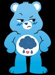 alpha_channel anthro arms bear blue_body blue_fur blue_nose care_bears cartoon_network digital_drawing_(artwork) digital_media_(artwork) eyebrows feet flat_colors frown full-length_portrait fur grumpy grumpy_bear half-closed_eyes hands_on_own_hips hindpaw male mammal narrowed_eyes official_art paws plantigrade portrait raised_eyebrow simple_background solo standing transparent_background white_inner_ear