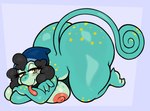 Rating: q
ID: 5358054
Date: 2025-02-07 18:57:40 -0500
Status: active
Score: 24
absurd_res anthro areola beanie beanie_only big_breasts big_butt blush blush_lines breasts butt chameleon clothing coiled_tail crossed_arms curled_tail curly_hair female freckles green_body hair hat headgear headwear hi_res huge_butt kimmy_(felino) lizard long_tongue looking_at_viewer lying male markings nipples nude on_front on_ground reptile scales scalie solo spots spotted_body spotted_scales tail tongue tongue_out virito post #5358054