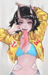 Rating: s
ID: 1379342
Date: 2017-11-15 00:14:40 -0500
Status: active
Score: 25
2017 5_fingers alpaca-carlesi asian_mythology bikini black_hair blazer breasts clothing coca-cola dc_comics dc_universe demon digital_media_(artwork) ear_piercing east_asian_mythology eyelashes female fingers freckles ghostbusters hair half-closed_eyes hand_behind_head horn humanoid jacket japanese_mythology lips long_tongue looking_at_viewer midriff monster_girl_(genre) mythology narrowed_eyes navel not_furry piercing pink_body pink_skin purple_eyes raised_arm sharp_teeth simple_background small_breasts solo superman_(series) swimwear tattoo teeth text text_on_clothing text_on_jacket text_on_topwear tongue tongue_out topwear two-piece_swimsuit watchmen white_background yokai post #1379342