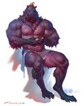 2023 4:5 abs anthro areola barazoku biceps capybara caviid digital_media_(artwork) food fruit fur fur_tuft hi_res male mammal muscular muscular_anthro muscular_male muscular_thighs nipples orange_(fruit) pecs plant quads rodent simple_background sitting solo taran_fiddler thick_thighs towel towel_only tuft vein veiny_arms veiny_muscles werecapybara werecreature weretober whiskers white_background