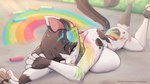 Rating: q
ID: 4281400
Date: 2023-09-08 22:22:24 -0400
Status: active
Score: 123
2023 anthro big_breasts black_spots blue_eyes breasts chalk colorful_theme domestic_cat felid feline felis female fur hi_res huge_breasts looking_at_viewer lying mammal markings on_front one_eye_closed outside pawpads rainbow rainbowscreen sidewalk solo spots spotted_body spotted_fur tail tongue tongue_out white_body white_fur post #4281400