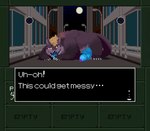 Rating: e
ID: 5271404
Date: 2024-12-28 06:01:05 -0500
Status: active
Score: 87
alien ambiguous_species animated atlus bodily_fluids claws cum dialogue digital_media_(artwork) english_text erection feral genital_fluids genitals geno28 glowing glowing_eyes hair humor hunched_over kurt_the_thunderfloof looking_at_viewer male megami_tensei moon multi_eye multi_tongue penis pixel_(artwork) sega short_playtime solo text text_box toe_claws tongue post #5271404