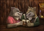Rating: s
ID: 4272487
Date: 2023-09-04 10:54:07 -0400
Status: active
Score: 7
absurd_res alcohol ale amethyst_(gem) anthro beer beverage blue_eyes brown_body brown_fur candle canid canine canis clothing container cup door duo farkas_(race) foam fur furniture gem glass green_clothing green_eyes green_shirt green_topwear green_tunic hair hi_res homebrew inside kai_(farkas) leif_(farkas) light long_hair lovers_moment male male/male mammal moonlight piercing red_clothing red_shirt red_topwear red_tunic scar shirt sitting smile stein table tavern teeth tongue topwear tunic warm_lighting wolf wood yenocwolf yggdrasill post #4272487