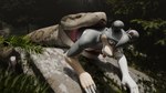 16:9 3d_(artwork) anthro anthro_prey damian_(daddison09) digital_media_(artwork) dyrmun feet_first feral feral_pred forest forest_background hi_res nature nature_background plant reptile scalie snake tree vore widescreen willing_pred willing_prey