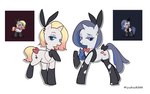 Rating: q
ID: 5547695
Date: 2025-05-04 03:02:06 -0400
Status: active
Score: 18
ambiguous_gender black_bow black_clothing black_footwear black_socks black_topwear black_vest blonde_hair blue_hair blue_tail bow_tie bunny_costume clothing collar costume cross cutie_mark duo ear_piercing ear_ring equid equine eyeliner fan_character feral footwear hair hasbro hi_res horn horse inverted_cross kiss_mark long_socks makeup mammal my_little_pony mythological_creature mythological_equine mythology piercing pony quadruped red_bow_tie reference_image ring_piercing socks tail topwear unicorn vest yellow_tail yuika9200 post #5547695