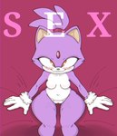 anthro blaze_the_cat blush breasts colono domestic_cat felid feline felis female genitals hi_res mammal nude pussy sega solo sonic_the_hedgehog_(series) thick_thighs wide_hips yellow_eyes