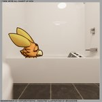 1:1 3d_(artwork) 3d_background ambiguous_gender anthro appliance avian bathroom bathtub beak bird brown_eyebrows circle_eyebrows comic digital_drawing_(artwork) digital_media_(artwork) english_text eyebrows eyes_closed feathers freckles generation_3_pokemon head_feathers hi_res kitchen_appliance mixed_media neck_tuft nintendo orange_body pokemon pokemon_(species) solo text toaster torchic torchy torturedtorchic tuft yellow_body yellow_feathers zcamzone