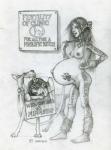 2015 animal_genitalia areola belly bestiality big_belly breasts butt canid canine canis domestic_dog duo ear_piercing english_text erection fellatio female female_on_feral feral forosteenna fur genitals graphite_(artwork) hair human human_focus human_on_feral interspecies knot licking long_hair male male/female male_on_human mammal monochrome nipples not_furry_focus nude oral pencil_(artwork) penile penis piercing pregnant profanity sex simple_background sketch text tongue tongue_out traditional_media_(artwork)