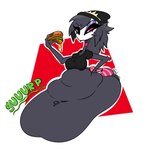 Rating: q
ID: 3912930
Date: 2023-03-06 19:09:10 -0500
Status: active
Score: 6
abstract_background anthro avian belly belly_rolls big_belly big_breasts bird bodily_noises breasts burger cheese dairy_products demon english_text extended_sound_effect female food gebusels glorp helluva_boss hi_res huge_belly hyper hyper_belly octavia_(helluva_boss) overweight overweight_anthro overweight_female owl owl_demon rumbling_stomach solo sound_effect_variant sound_effects stain text weight_gain post #3912930
