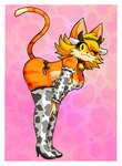 2024 absurd_res animal_print animal_print_bikini anthro armwear bent_over big_breasts bikini boots bra breasts cleavage clothed clothing cow_print cow_print_bikini cowbell crimson_(roboticsteve) digital_drawing_(artwork) digital_media_(artwork) domestic_cat elbow_gloves fake_ears fake_horns felid feline felis female footwear freckled_breasts freckled_face freckles fur gloves handwear hanging_breasts hi_res high_heeled_boots high_heels legwear mammal nipple_outline one_eye_closed orange_body orange_fur panties pattern_bikini pattern_clothing pattern_swimwear ring_cats roboticsteve shoes simple_background skimpy solo swimwear tail thigh_highs two-piece_swimsuit underwear wink