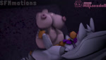 2024 3d_(artwork) 3d_animation advertisement animated animatronic anthro anus backsack balls big_balls big_penis black_nose bow_ribbon breasts brown_nipples butt canid canine checkered checkered_floor claws digital_media_(artwork) five_nights_at_freddy's five_nights_at_freddy's_world fox furniture genitals hair head_on_pillow holding_object holding_penetrable_sex_toy holding_sex_toy hook hook_hand huge_penis inside lolbit_(fnaf) long_playtime lying machine male mammal masturbation mrlsexdoll nipples on_back orange_body orange_tail penetrable_booty_toy penetrable_sex_toy penile penile_masturbation penis pillow purple_claws purple_ribbon rear_view robot robot_anthro scottgames sex_doll sex_toy sfmmations solo sound source_filmmaker_(artwork) table tail three-quarter_view thrusting two_tone_tail webm white_body white_ears white_hair white_tail