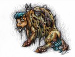 bodily_fluids body_horror boil earth_pony equid equine feral gore hasbro hi_res hitch_trailblazer_(mlp) hooves horror_(theme) horse lagomorph leporid lupiarts male mammal mlp_g5 my_little_pony nightmare_fuel pony quadruped rabbit trypophobia turquoise_hair turquoise_tail