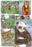 2015 anthro bear better_late_than_never broom cleaning_tool comic daigaijin dialogue dreamworks english_text felid female giant_panda kung_fu_panda male mammal master_po_ping master_tigress painting_(artwork) pantherine text tiger traditional_media_(artwork) watercolor_(artwork)