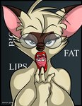 Rating: q
ID: 5643806
Date: 2025-06-15 10:44:12 -0400
Status: active
Score: 2
2016 anthro artist_name big_breasts breasts brown_body brown_fur digital_media_(artwork) domestic_cat dutch_(artist) english_text eyewear fangs felid feline felis female fur glasses gums huge_breasts lips mammal open_mouth red_lips siamese simone_(dutch) solo tan_body tan_fur teeth text post #5643806
