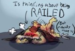 Rating: q
ID: 5401797
Date: 2025-02-27 20:46:43 -0500
Status: active
Score: 24
anthro bedding blanket blush blush_lines breath claws english_text eyes_closed feet fin_(whattheflix) flailing frustrated hair hi_res hug hugging_object hugging_pillow kick kobold male motion_lines pillow red_hair scalie simple_background solo tail text toe_claws whattheflix yellow_body post #5401797
