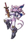 Rating: s
ID: 5599352
Date: 2025-05-26 09:24:16 -0400
Status: active
Score: 25
anthro big_breasts breasts eeveelution espeon female generation_2_pokemon hi_res melee_weapon nintendo pokemon pokemon_(species) pokemorph simple_background solo starcatbloom sword thick_thighs weapon white_background wide_hips post #5599352