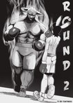 2023 abs anthro beard black_and_white body_hair bottomwear boxing boxing_gloves bun_bash chest_hair clothed clothing comic digital_media_(artwork) duo english_text facial_hair gary_(peculiart) hair handwear hare lagomorph leporid male male/male mammal monochrome motion_lines muscular muscular_anthro muscular_male niko_(peculiart) pants peculiart rabbit short_hair skimpy sport sportswear steam steaming_body text