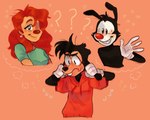 Rating: s
ID: 2974283
Date: 2021-10-14 01:33:01 -0400
Status: active
Score: 38
animaniacs anthro bisexual black_eyes blush blush_lines bodily_fluids canid canine canis clothed clothing confusion disney domestic_dog ear_piercing ear_pull ear_ring eyelashes female gloves goof_troop grin group hair hands_on_ears hands_on_own_ears handwear heart_symbol hi_res holding_both_ears imagination inkblot long_hair looking_at_another looking_at_viewer male male/female male/male mammal max_goof orange_hair piercing question_mark red_nose ring_piercing roxanne_rover shirt smile sweat sweatdrop thesunpapaya topwear warner_brothers yakko_warner post #2974283