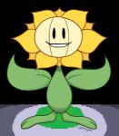 afterglow_ampharos alternate_species alternate_universe ambiguous_gender black_background crossover elemental_creature flora_fauna flower flower_creature flowey_the_flower generation_2_pokemon low_res nintendo plant pokemon pokemon_(species) poketale simple_background solo sunflora undertale undertale_(series)