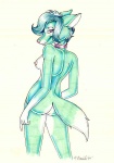 Rating: q
ID: 47136
Date: 2009-10-18 11:10:39 -0400
Status: active
Score: 8
5_fingers anthro biped blue_hair breasts butt canid canine collar collar_only dipstick_tail female fingers fur gesture gloves_(marking) green_body green_fur hair hand_gesture humanoid_hands ladyjeboah looking_at_viewer looking_back mammal markings multicolored_tail nipples nude pink_eyes pointing pointing_down rear_view short_hair side_boob simple_background smile solo standing tail tail_markings traditional_media_(artwork) white_background white_body white_fur post #47136