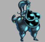 al_gx anthro belly big_breasts big_butt black_body breasts butt casual_nudity digital_media_(artwork) female generation_6_pokemon goo_creature goodra hi_res huge_butt huge_thighs larger_female nintendo nude opal_(al_gx) overweight overweight_anthro overweight_female pokemon pokemon_(species) purple_body regional_form_(pokemon) shell size_difference slightly_chubby slightly_chubby_female slime solo symbiote thick_thighs wide_hips