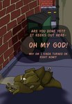 Rating: e
ID: 5591361
Date: 2025-05-22 18:40:41 -0400
Status: active
Score: 15
after_vore bone bones_in_scat crocodilian dialogue disposal english_text equid equine excessive_feces feces filthivore hi_res hyper hyper_feces hyracotherium kaprosuchus kieron_the_kaprosuchus male mammal public public_exposure reptile scalie text vore post #5591361