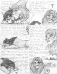 2008 arthos black_and_white comic dialogue digitigrade english_text felid feral kunei leovictor lion male male/male mammal monochrome pantherine quadruped shaded tail tail_tuft text tuft