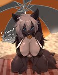 Rating: q
ID: 5603396
Date: 2025-05-27 23:42:50 -0400
Status: pending
Score: 87
2025 anthro artist_collaboration beach beach_umbrella big_breasts bikini biped black_body black_fur blue_eyes breasts canid canine canis clothing condom condom_in_mouth condom_wrapper female fluffy fluffy_tail front_view fur hair hi_res huge_breasts inner_ear_fluff inviting kneeling lunarii mammal mouth_hold navel object_in_mouth parasol seductive sexual_barrier_device sluggystudio solo swimwear tail tuft two-piece_swimsuit white_hair wolf x-leon-x post #5603396
