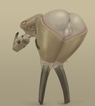 absurd_res anus arthropod backsack balls beep_(kenshi) brouva butt genitals hi_res hiver insect kenshi lo-fi_games looking_at_viewer looking_back male presenting presenting_hindquarters solo y_anus