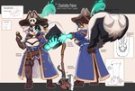 Rating: q
ID: 5362500
Date: 2025-02-09 19:49:38 -0500
Status: active
Score: 7
2025 5_fingers anthro armwear axe big_breasts black_body black_fur boots breasts bunnybaphomet charlotte_(meowdandy) cleavage clothed clothing coat coin dark_magic ear_piercing ear_ring elbow_gloves english_text eye_patch eyelashes eyewear female fingerless_gloves fingers footwear fur gloves glowing glowing_eyes handwear hat_feather headgear headwear hi_res holding_coin holding_object loose_feather mammal mephitid model_sheet multicolored_body multicolored_fur nipple_outline open_mouth open_smile piercing pirate pirate_hat ring_piercing shoes skunk smile solo tail teal_eyes text topwear two_tone_body two_tone_fur white_body white_fur post #5362500