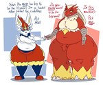 Rating: q
ID: 5588731
Date: 2025-05-21 16:45:32 -0400
Status: active
Score: 16
2024 anthro belly big_belly big_breasts blaziken breasts cinderace duo featureless_breasts female generation_3_pokemon generation_8_pokemon nintendo non-mammal_breasts overweight overweight_anthro overweight_female pokemon pokemon_(species) red_body red_eyes simple_background text thatoneaceguy thick_thighs wide_hips post #5588731