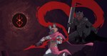 Rating: q
ID: 5580648
Date: 2025-05-18 04:17:05 -0400
Status: active
Score: 22
african_wild_dog animated anthro armor bandage berserk berserk_(series) blood bodily_fluids canid canine cape clothing cloud crouching duo female guts_(berserk) hi_res hooped_earrings human jowoc_art male mammal melee_weapon sang:_the_desert_blade sang_(sang:_the_desert_blade) short_playtime sword symbol weapon post #5580648