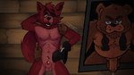 16:9 anthro balls bear canid canine digital_drawing_(artwork) digital_media_(artwork) duo first_person_view five_nights_at_freddy's fox foxy_(fnaf) freddy_(fnaf) fur genitals hi_res male male/male mammal nude penis pov_hands scottgames sex spike1012 widescreen