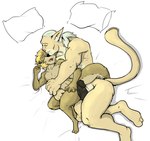 Rating: e
ID: 5447862
Date: 2025-03-21 17:22:35 -0400
Status: active
Score: 2
anthro black_penis blonde_hair brown_body brown_fur cougar cuddling duo feet felid feline fur genitals hair male male/male mammal membrane_(anatomy) mustelid open_mouth otter otter_tail pandottermon penis pillow size_difference spooning tan_body tan_fur webbed_hands post #5447862