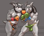 Rating: e
ID: 5526518
Date: 2025-04-24 04:16:10 -0400
Status: active
Score: 11
2025 6:5 aged_up anthro asriel_dreemurr ballboxing boss_monster_(undertale) bovid bowser_jr. boxing boxing_gloves caprine clothed clothing cock_sheath dcheese digital_media_(artwork) duo erection erection_under_clothing fight fighting_ring genital_outline handwear headgear koopa leather leather_clothing leather_headgear male mammal mario_bros nintendo penis_clothing scalie sport thong undertale undertale_(series) underwear post #5526518