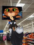 Rating: s
ID: 4599624
Date: 2024-02-14 18:26:10 -0500
Status: active
Score: 148
anthro arm_wrapping arm_wraps big_eyes boots camera canid canine canis cape claws close-up clothing dangling dangling_legs death_(puss_in_boots) domestic_cat draw_over dreamworks duo electronics felid feline felis footwear fur fuzzy green_eyes grocery_store hat headgear headwear held_up holding_another inside its-grey lifted mackerel_tabby male mammal meme orange_body orange_fur photo_background photography_(artwork) poncho puss_in_boots_(dreamworks) puss_in_boots_(franchise) security security_camera shoes showing_baby_to_a_supermarket_camera size_difference standing tabby_cat television whiskers white_body white_fur wolf wrapped_arms wraps post #4599624