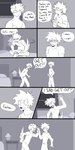 1:2 absurd_res angry animal_humanoid bed canid canid_humanoid canine canine_humanoid clothed clothing comic dialogue dog_humanoid duo english_text floppy_ears fully_clothed furniture hi_res human humanoid inside izuku_midoriya katsuki_bakugou male mammal mammal_humanoid my_hero_academia pretty_werewolf speech_bubble tail text