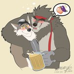 1:1 2023 absurd_res anthro beverage biped blush bubble canid canine canis digital_media_(artwork) dire_(fortnite) drunk drunk_bubble duo eggplant epic_games food fortnite fruit fur grey_body grey_fur hi_res holding_beer holding_beverage holding_object ligoni male male/male mammal multicolored_body multicolored_fur mythological_canine mythological_creature mythology peach_(fruit) plant simple_background substance_intoxication wendell_(fortnite) werecanid werecanine werecreature werewolf white_body white_fur wolf yellow_background yellow_eyes