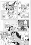 blush bodily_fluids comic dialogue eeveelution english_text female feral fur generation_3_pokemon generation_5_pokemon generation_6_pokemon greyscale hi_res imminent_rape imminent_sex kemoribbon male mightyena monochrome nintendo open_mouth paws pokemon pokemon_(species) ribbons saliva sylveon text tongue translated zoroark