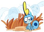 2023 black_eyes blue_body blue_tail bodily_fluids circusoflemurs confusion crying feral generation_8_pokemon hi_res memories nintendo pokemon pokemon_(species) signature sitting sobble solo tail tears