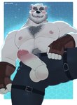 Rating: e
ID: 5392720
Date: 2025-02-23 13:23:34 -0500
Status: active
Score: 99
absurd_res anothereidos_of_dragon_vein_r anthro balls barazoku bear beard blush body_hair chest_hair clothed clothing erection eye_scar facial_hair facial_scar fingerless_gloves genitals gloves handwear happy_trail hi_res humanoid_genitalia humanoid_penis kiba24 low-angle_view male mammal manly mature_male muscular muscular_anthro muscular_male nipples pecs penis penis_poking_out penis_through_fly polar_bear scar sigvaldi_(anothereidos_r) solo thigh_strap topless topless_male ursine post #5392720
