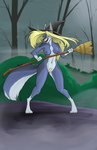 Rating: e
ID: 5383960
Date: 2025-02-19 15:58:16 -0500
Status: active
Score: 10
anthro blue_body blue_fur breasts broom canid canine canis charity_cross cleaning_tool clothing commandercross dipstick_ears ear_markings ear_piercing exposed_breasts female fur genitals green_eyes hat headgear headwear hi_res industrial_piercing mammal multicolored_ears navel navel_piercing nipple_piercing nipples nude nude_anthro nude_female piercing pubes pussy solo witch_costume witch_hat wolf post #5383960
