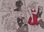 Rating: s
ID: 5452182
Date: 2025-03-23 19:50:00 -0400
Status: active
Score: 13
android billy_kid blush blush_lines cellphone clothed clothing comic crossdressing dialogue dress duo electronics embarrassed fully_clothed greyscale hi_res human humanoid machine male mammal mihoyo monochrome onomatopoeia phone red_clothing red_dress right_to_left robot robot_humanoid sound_effects speech_bubble surprised_expression taking_picture text vaguro wig wise_(zenless_zone_zero) zenless_zone_zero post #5452182