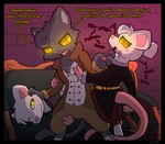 Rating: e
ID: 3945615
Date: 2023-03-22 04:08:38 -0400
Status: active
Score: 138
2023 anthro begging blush bodily_fluids brother_(lore) bulge citrine_(hypnocatto) clothed clothing collar collar_pull confusion control_collar dialogue domestic_cat drooling english_text erection eye_contact felid feline felis female fully_clothed furniture genital_fluids group hypnosis hypnotic_eyes infinitydoom inside living_room looking_at_another male mammal mind_control mouse murid murine perfect_home precum precum_through_clothing rescue ringed_eyes rodent saliva scritches sibling_(lore) sister_(lore) smile sofa tenting text trio wet wet_clothing white_mouse post #3945615